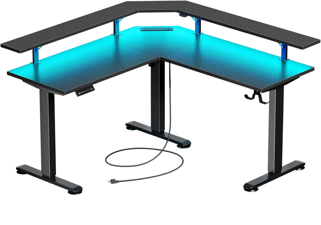 Standing L Shaped Desk