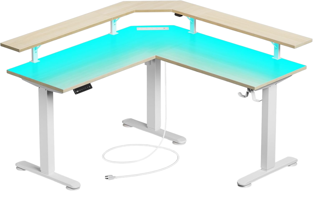 Standing L Shaped Desk