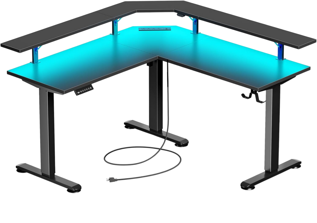 Standing L Shaped Desk