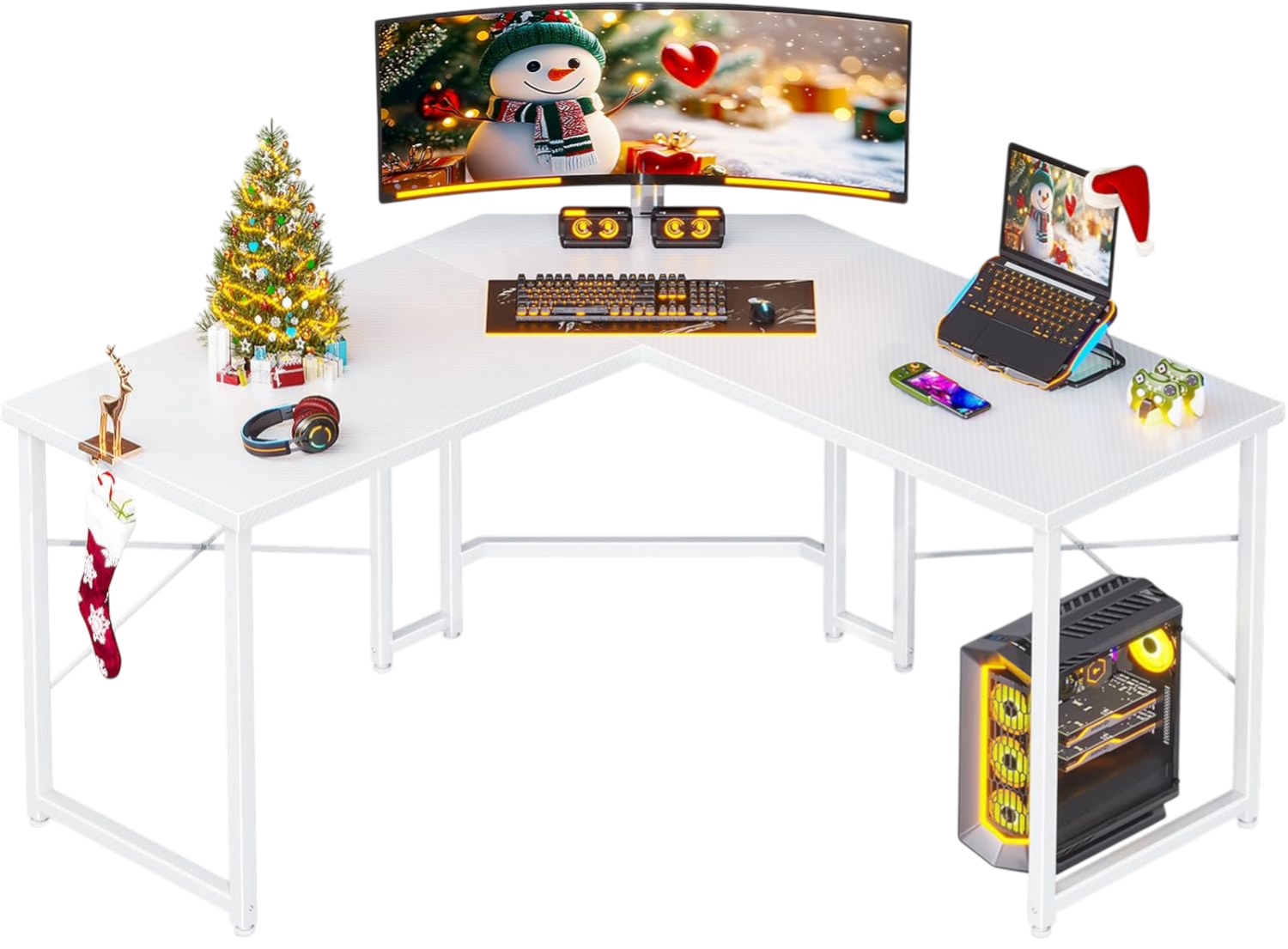 L Shaped Gaming Desk