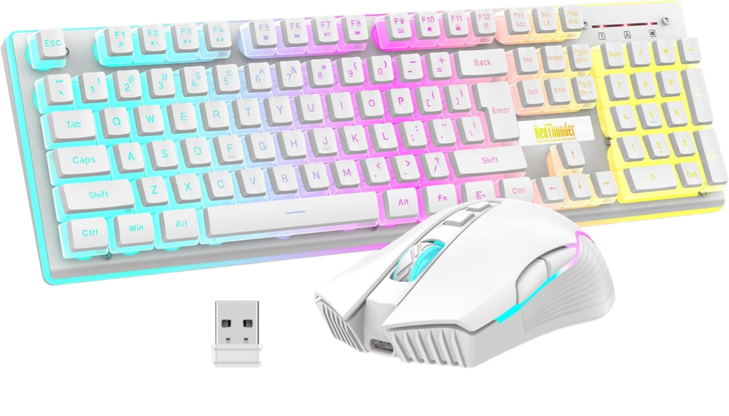 RedThunder K10 RGB Wireless Gaming Keyboard & Mouse